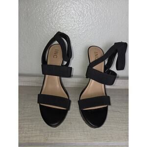I.N.C Cerina strappy dress sandals, black size 9